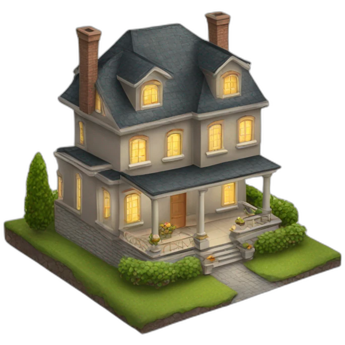 luxury house emoji