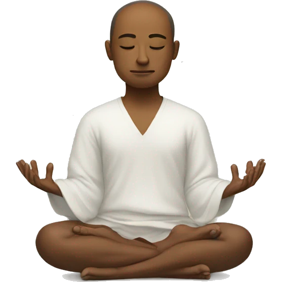 meditation emoji