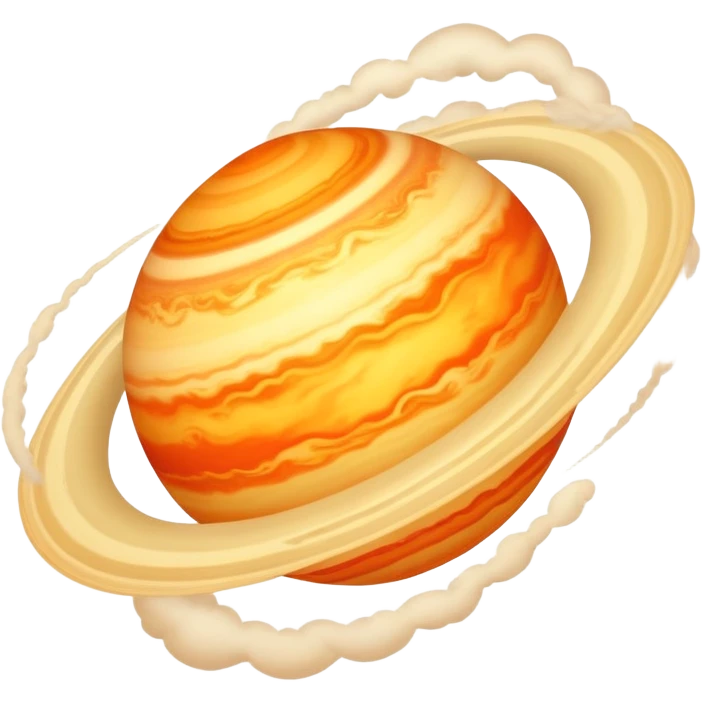 Planet Venus in space emoji
