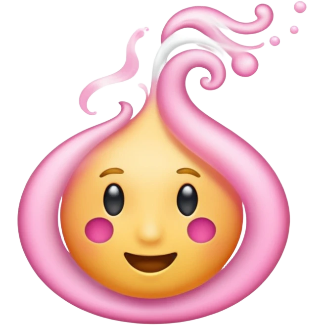 create a smell or scent emoji in the style of iphone emoji