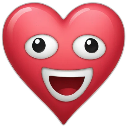 Heart with lame emoji