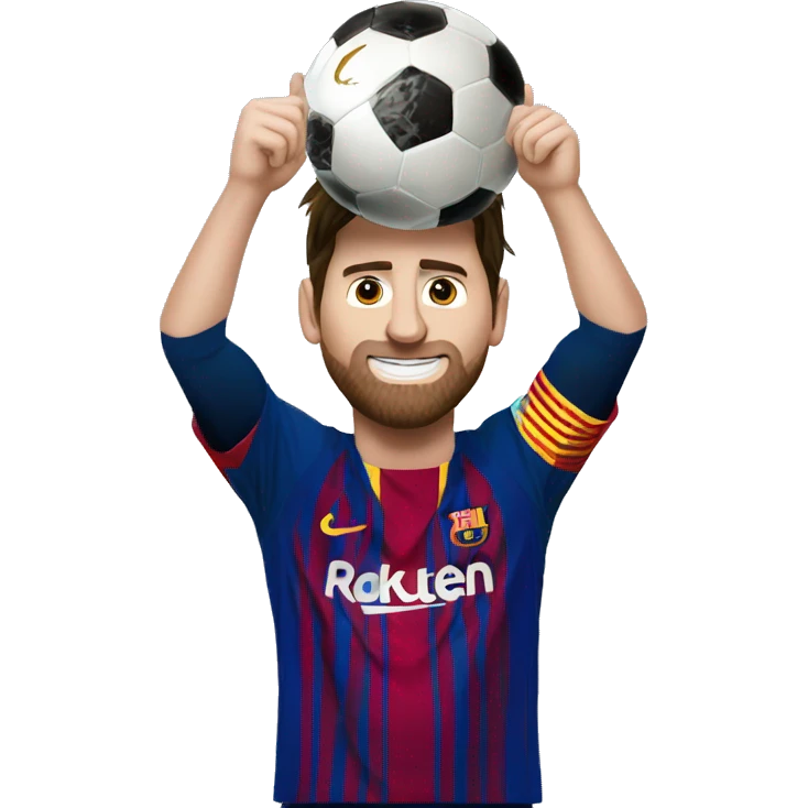 Messi campeón del mundo emoji