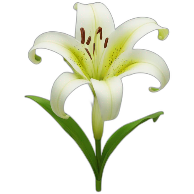 lily flower emoji