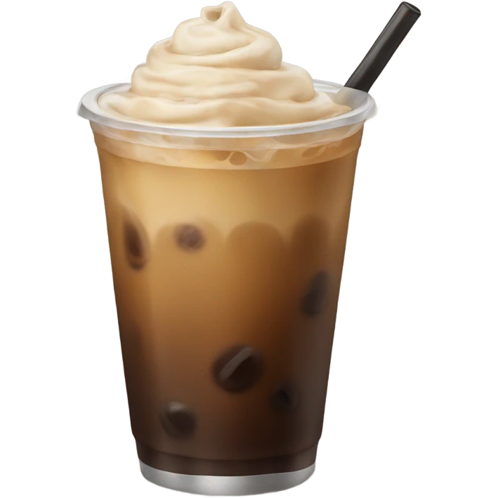 Iced coffee emoji