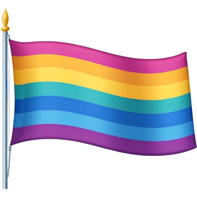 Pan pride flag emoji