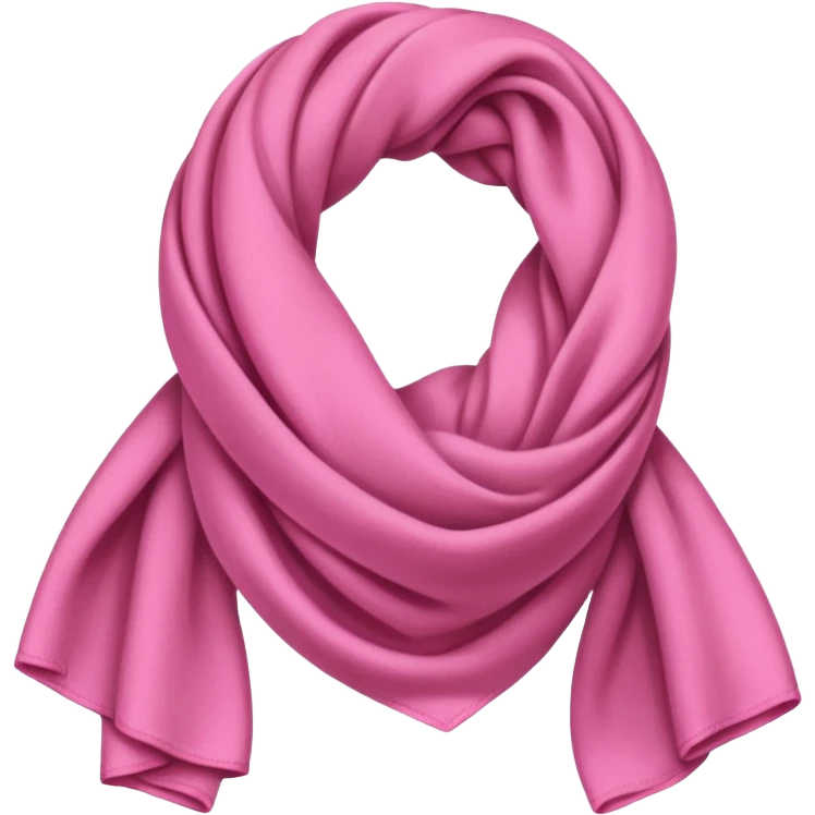 pink scarf  emoji