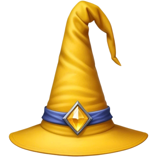 yellow wizard hat emoji