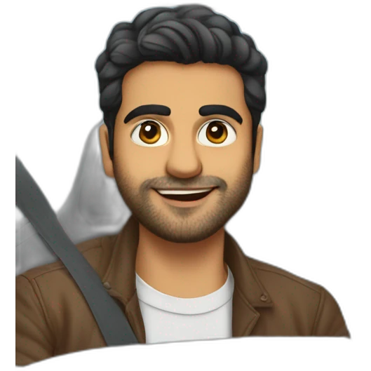 Mayank chitra in car emoji