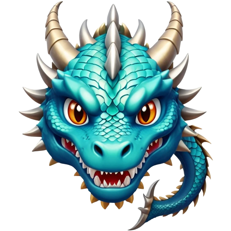 majestic dragon ready for battle emoji
