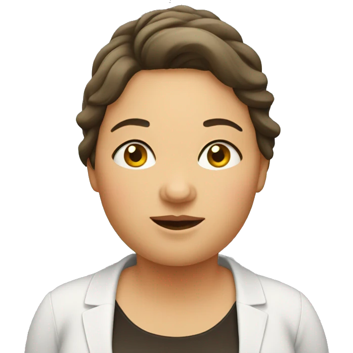Fat woman emoji