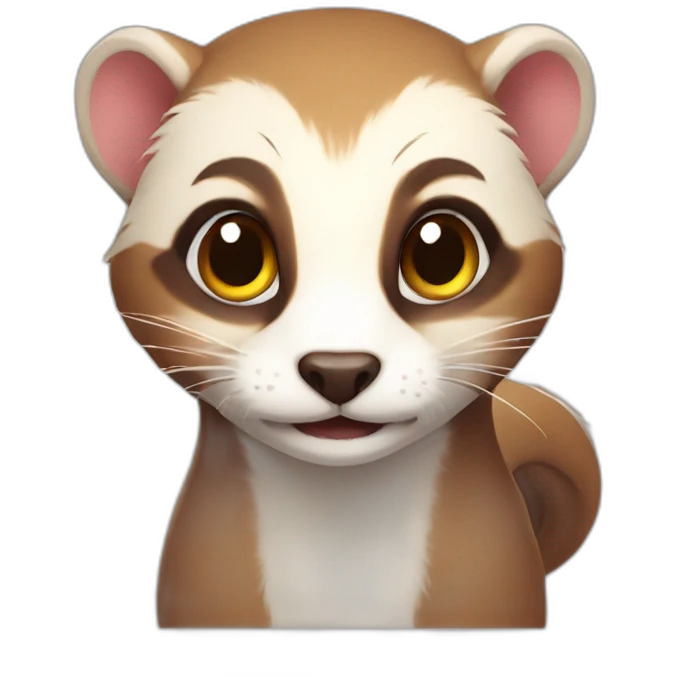 cute weasel emoji
