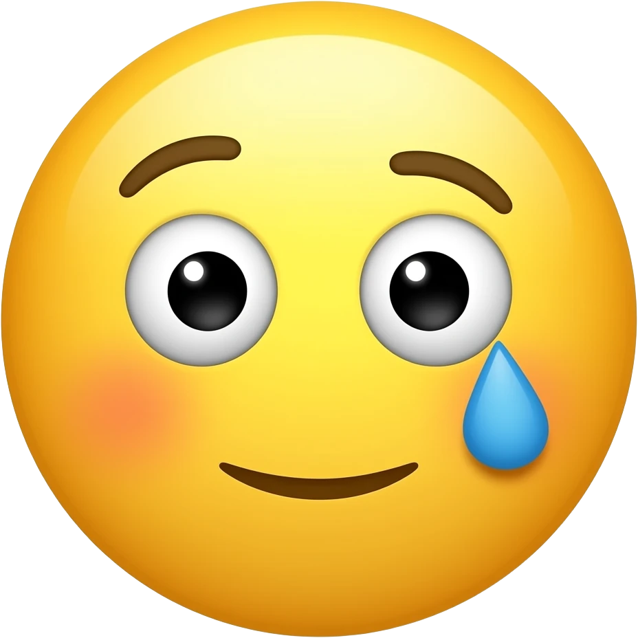 Blushing yellow emoji face missing "@everyone" and looking for them emoji