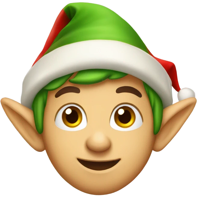 christmas elf emoji