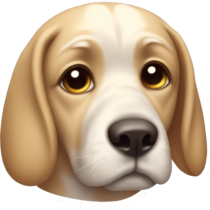 sad dog emoji