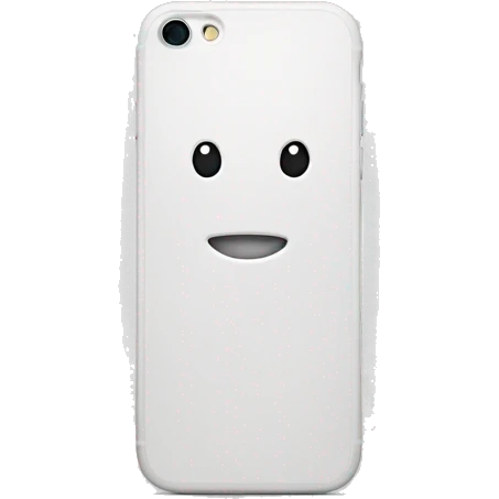 White iphone emoji