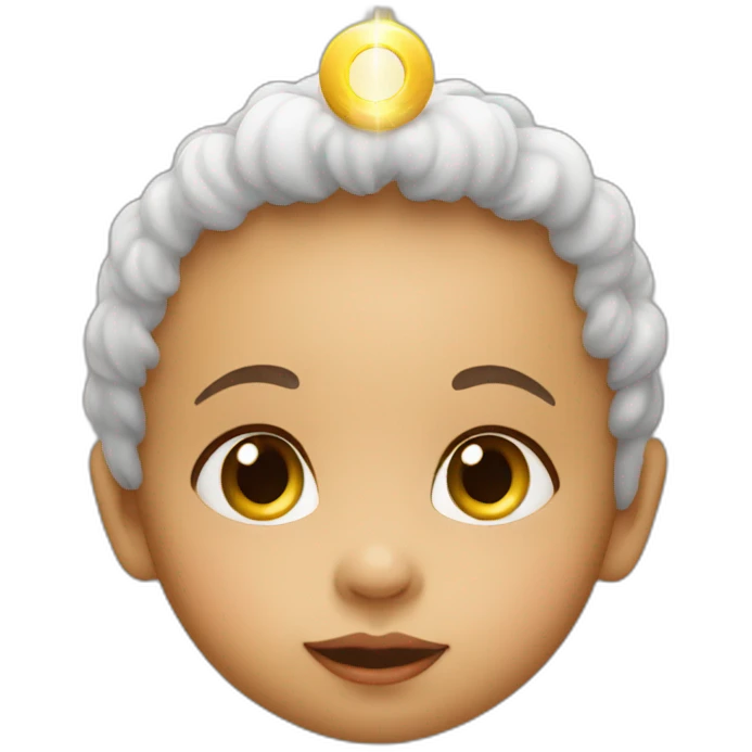 baby with a halo emoji