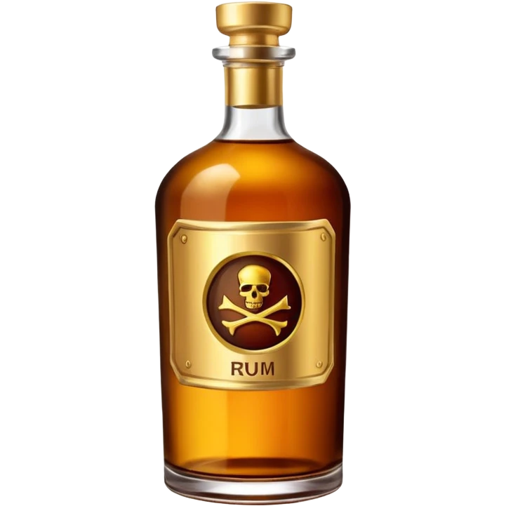 rum bottle emoji