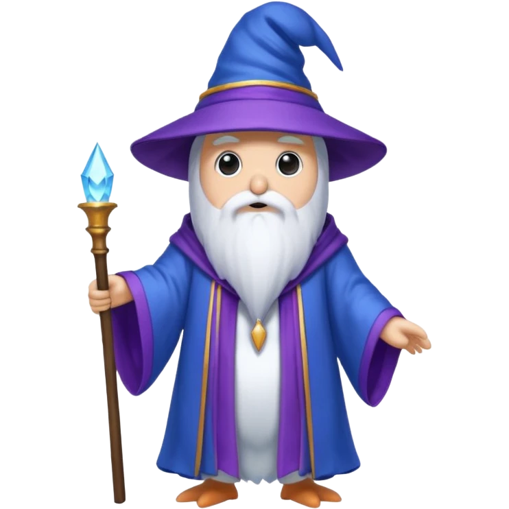 Penguin Wizard emoji