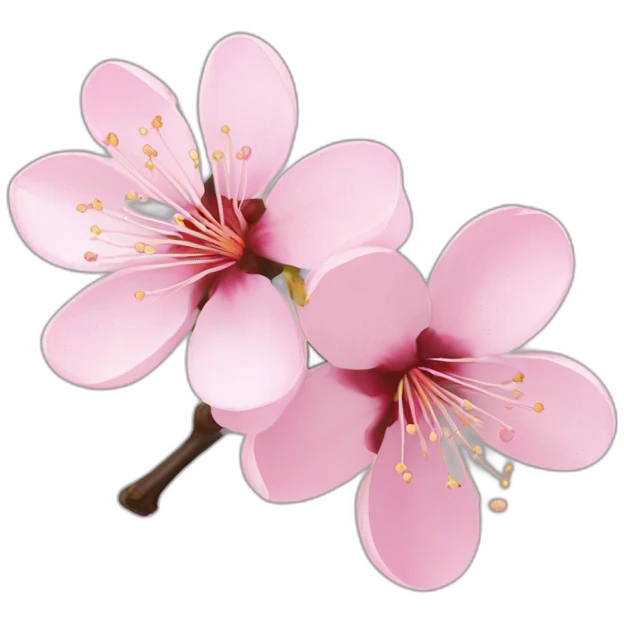 cherry blossom emoji