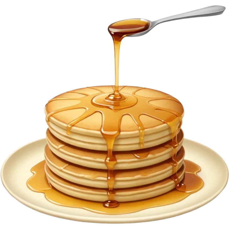 Pfannkuchen mit Sirup emoji