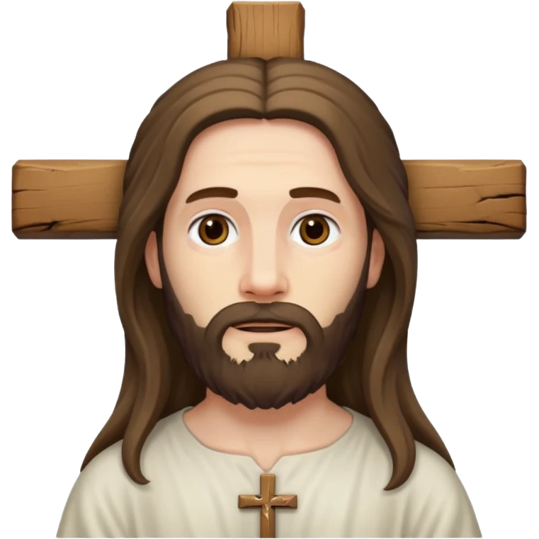 Yeshua on the cross emoji