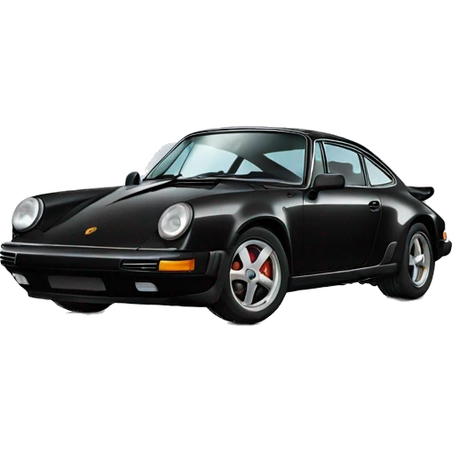 Black Porsche  emoji