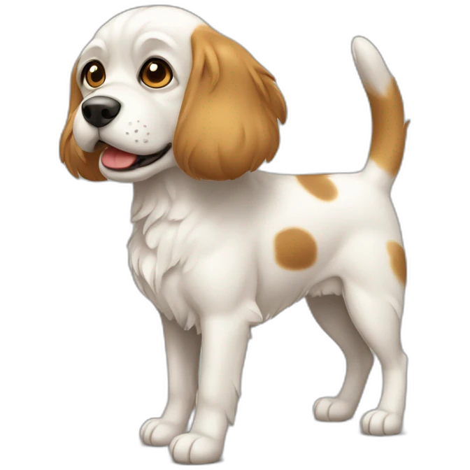 Chien sur chat emoji