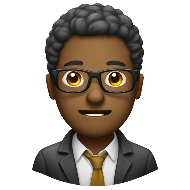 Persona sacando la lengua con gafas emoji