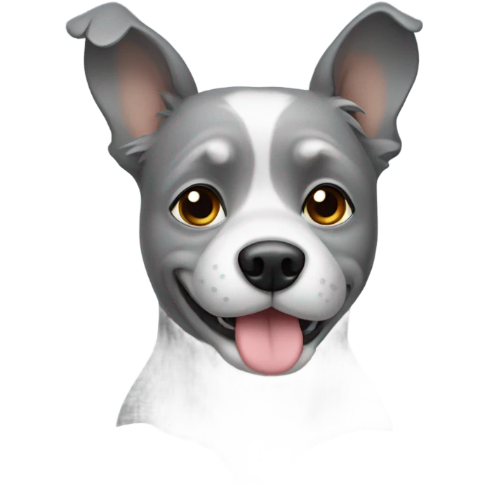 Grey doggie  emoji