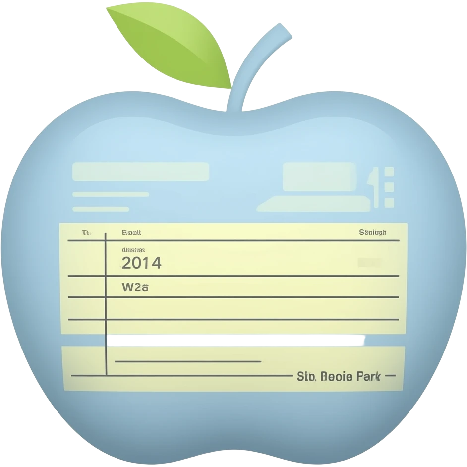 blue yellow ApReceipt / bill inspired by Barbie colour pallete emoji