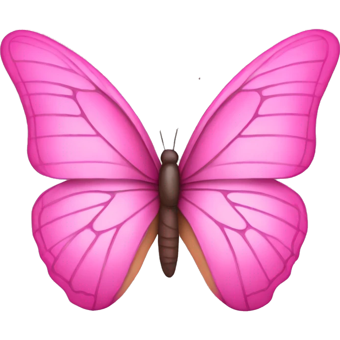 Pink butterfly  emoji
