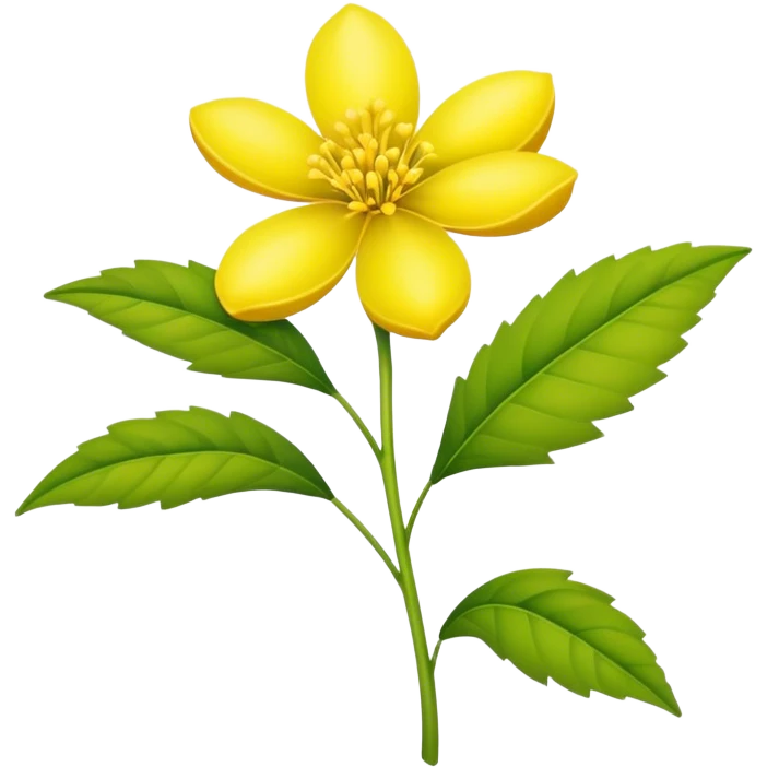 Lemon weed flower emoji