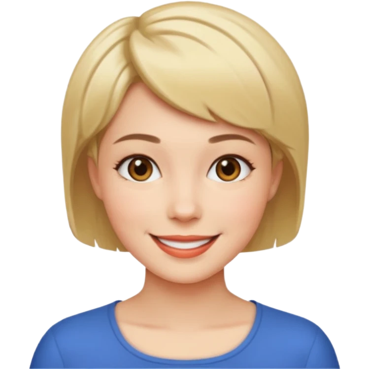 female short hair  emoji