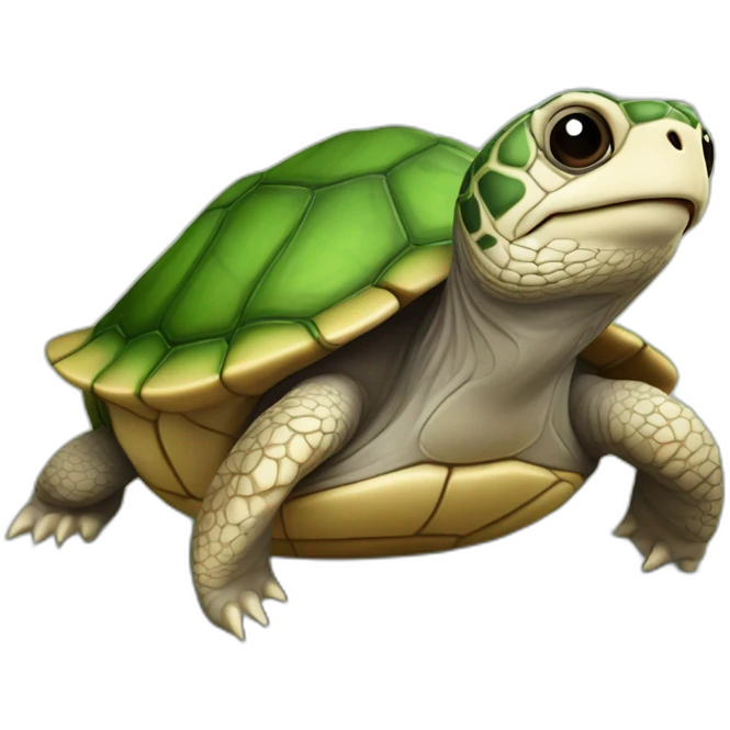 Tortue sur loutre emoji