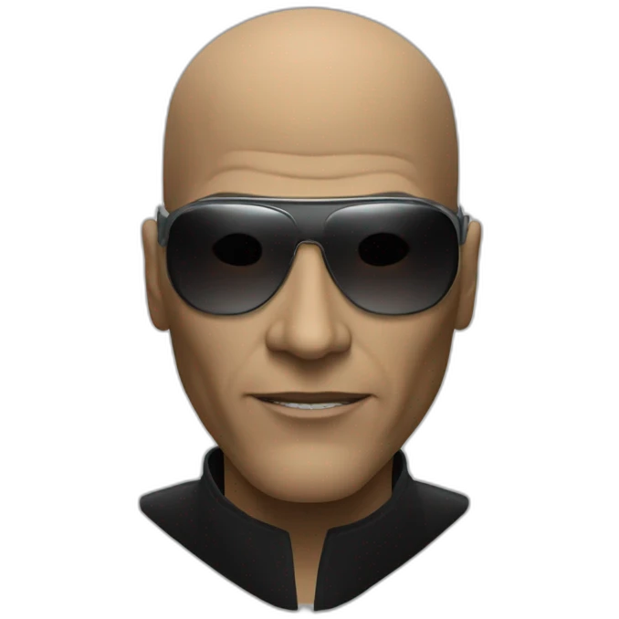 Morpheus the matrix emoji