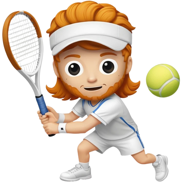 A ginger taco playing tennis  emoji