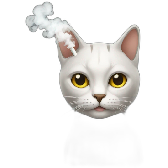 cat who smokes emoji