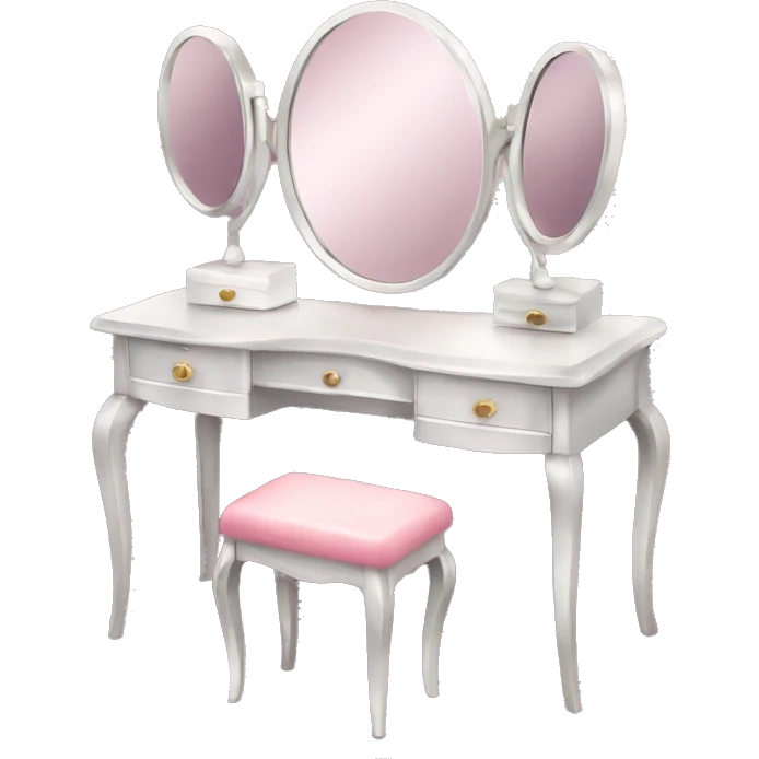 Vanity table with mirror  emoji