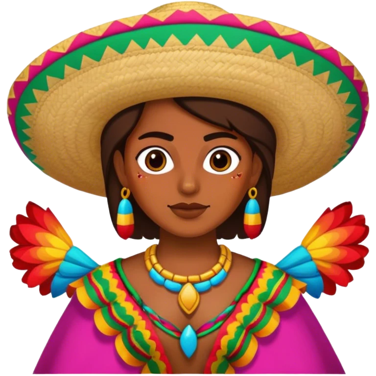 Shaker colorful Mexico emoji