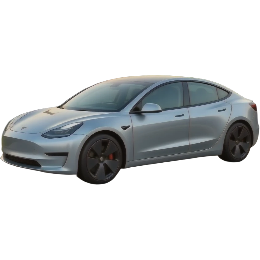 Tesla model 3 emoji