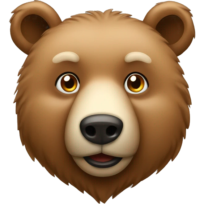 light brown bear emoji