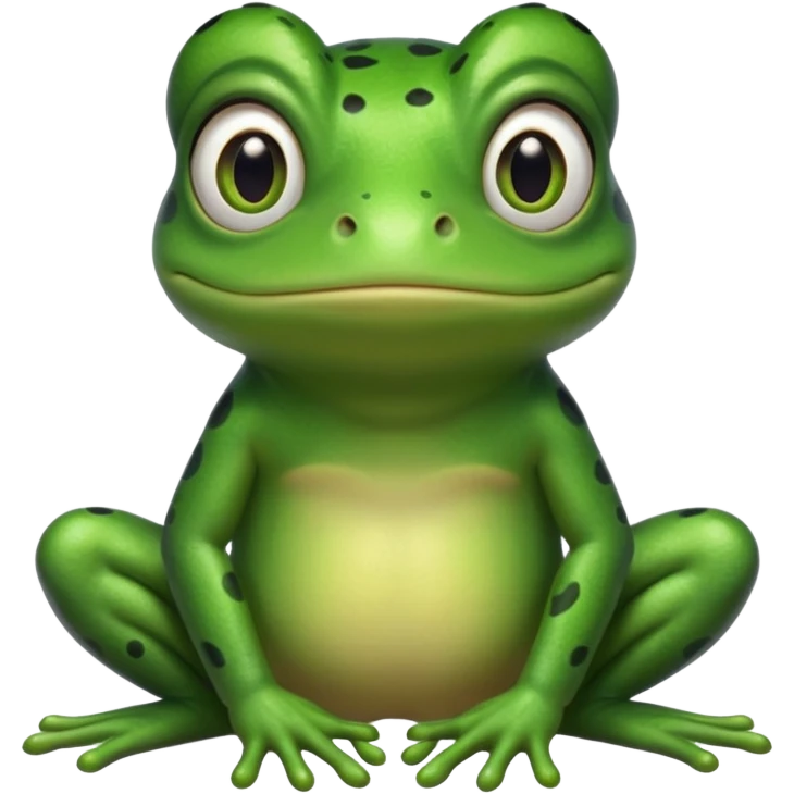 Elon musk as a frog  emoji
