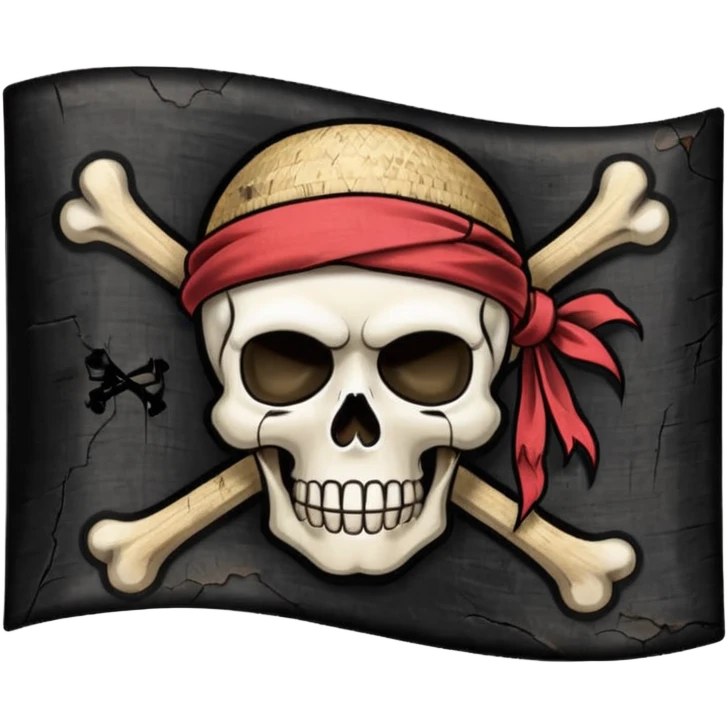 Can u create a emoji thats the straw hats flag of one piece emoji