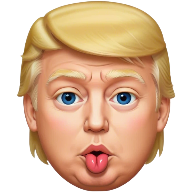 donald trump sending kiss emoji