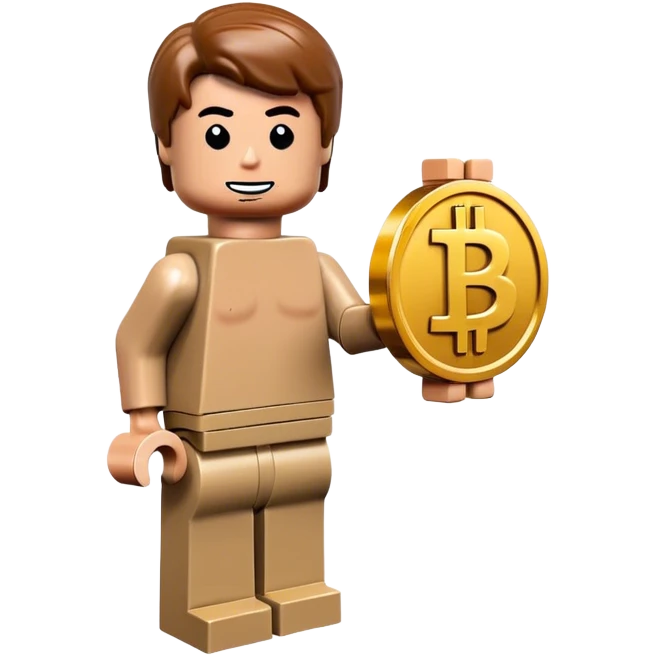 lego homme bitcoin emoji