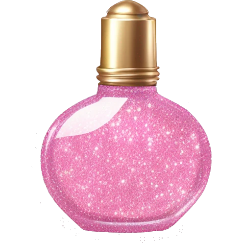 Fairy light pink perfume glitter emoji