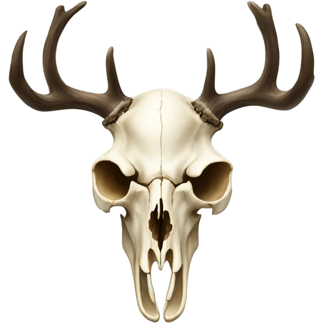 deer skull emoji