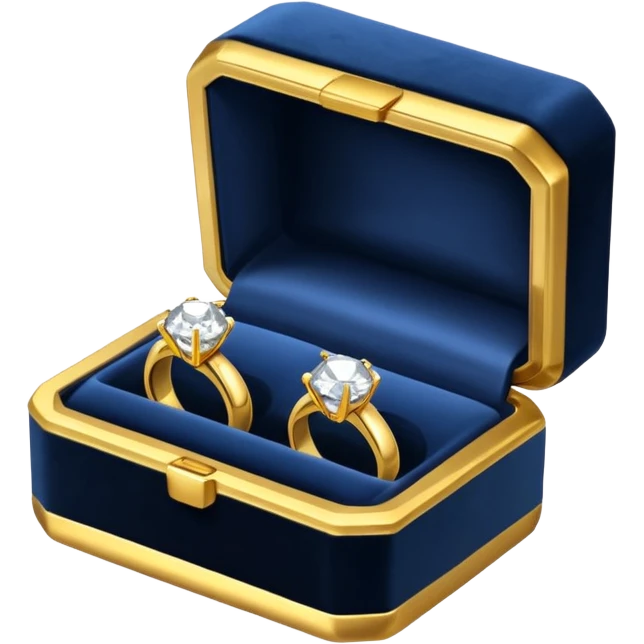 Couple of ring in box emoji