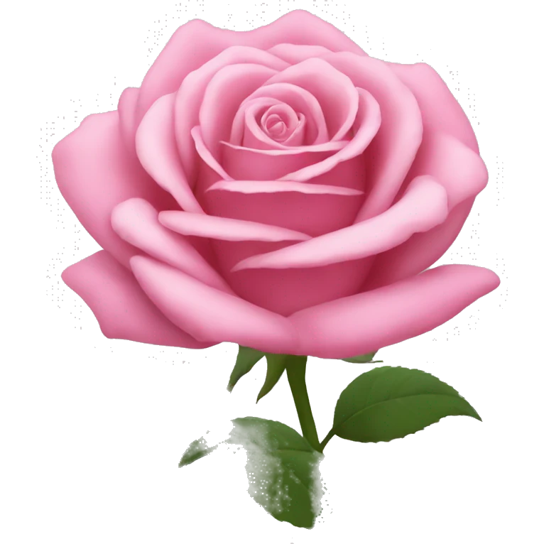 Pink rose  emoji