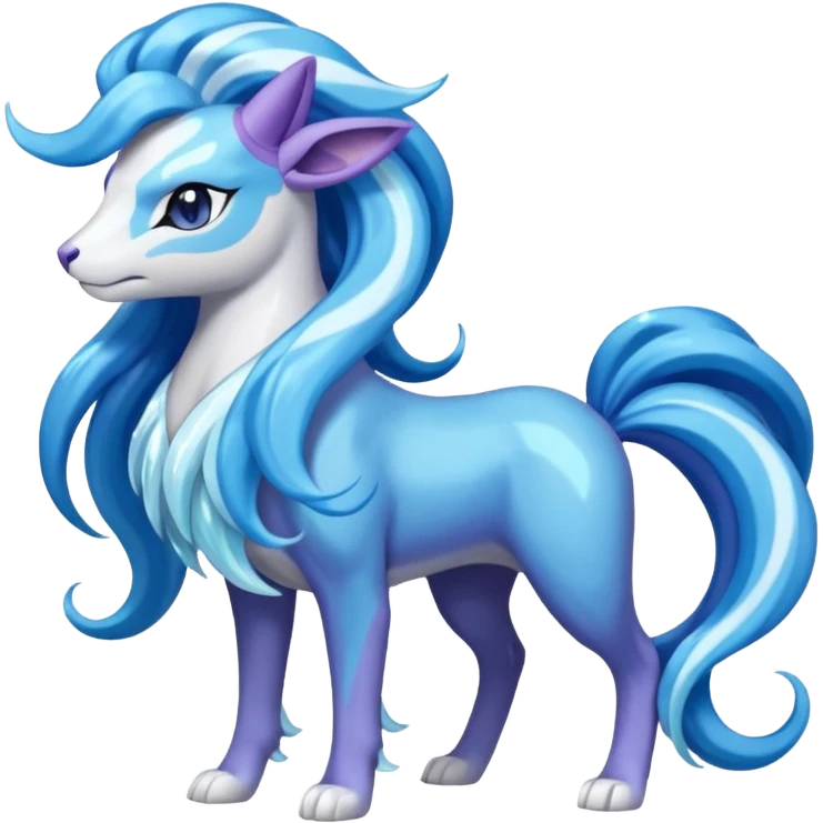 Pokemon  legendary Suicune emoji